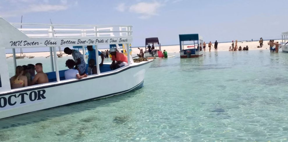 Diani Beach Glass Boat Tour