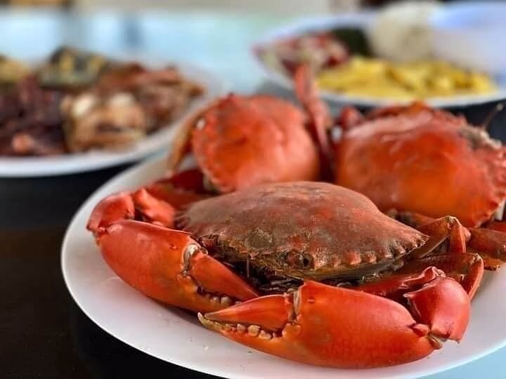 Swahili-style seafood lunch served on Wasini Island during Kenya coast marine tour