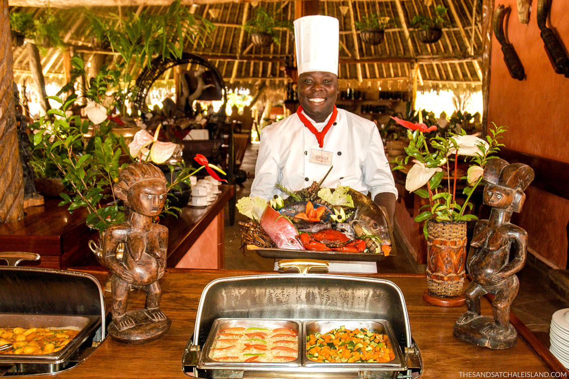 Lunch at Chale Island