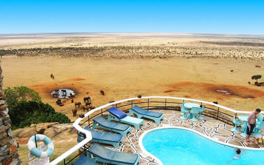 Safari lodges in Tsavo East