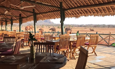 2 days Tsavo East safari from Diani Beach with Voi Wildlife Lodge stay