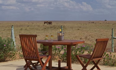 Spacious safari tent at Ashnil Aruba Lodge for Tsavo East safari accommodation